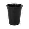 Pack of 100 Black Plastic Rinse Cups