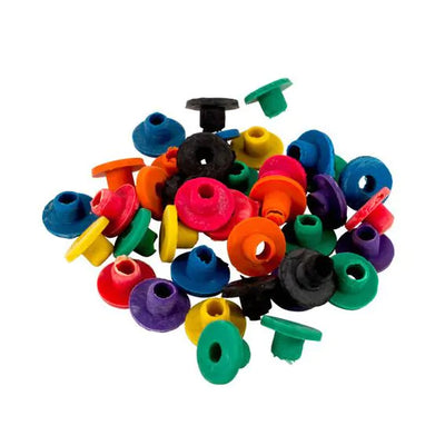 Multi coloured grommets (200 pack) image 0