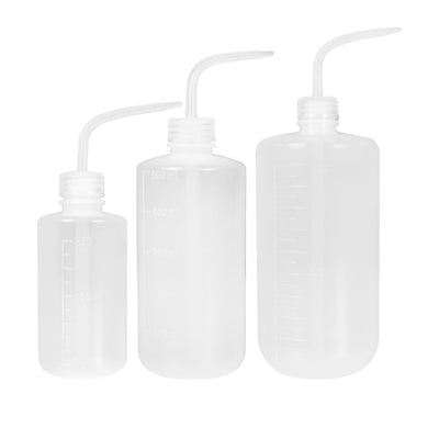 Plastic Rinse / Wash Squeeze Bottle Clear